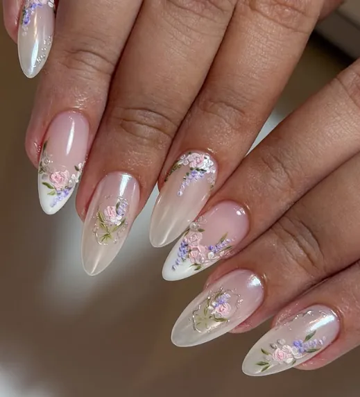 Sheer Floral Glaze